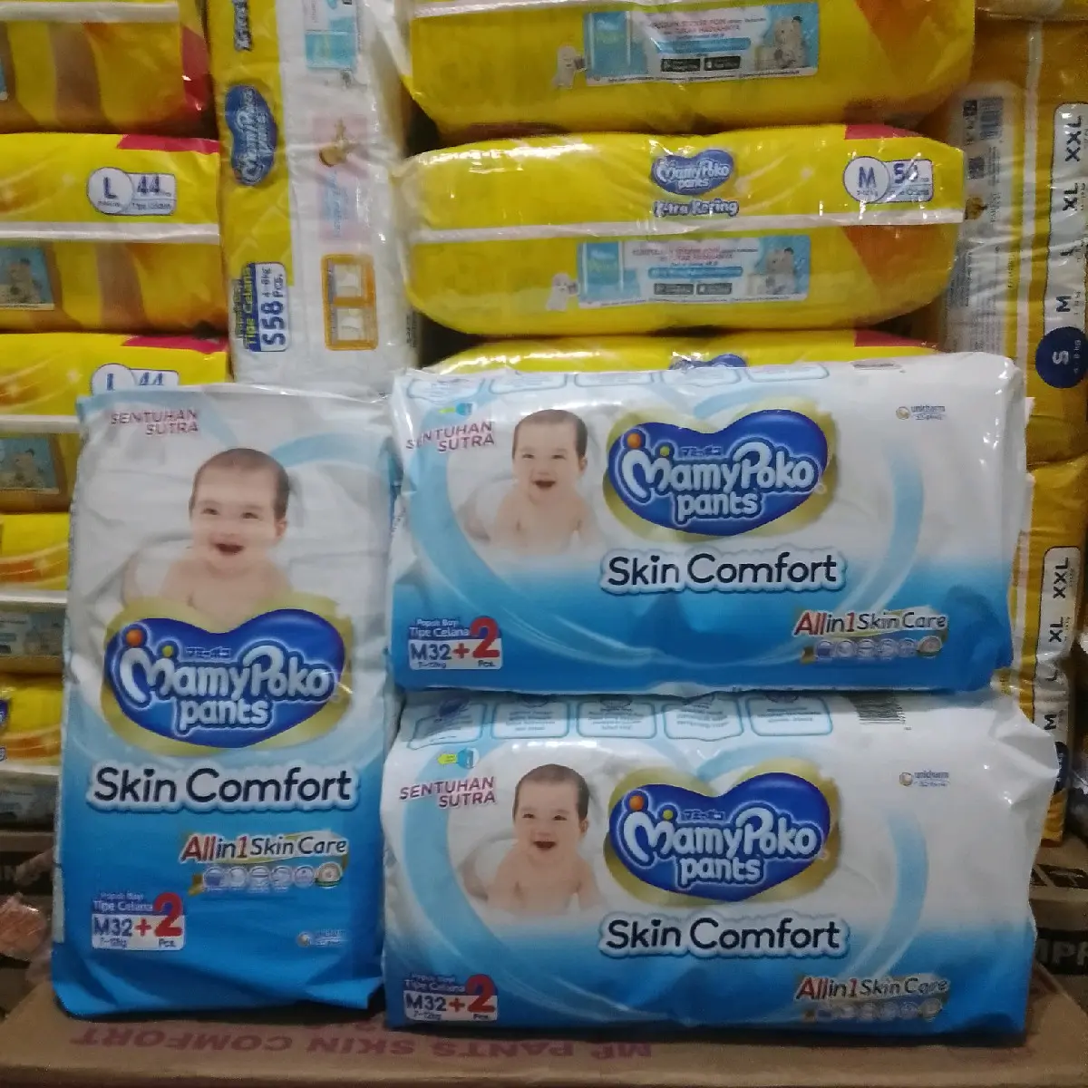 MamyPoko Pants Skin comfort M32 L28 XL24 XXL22