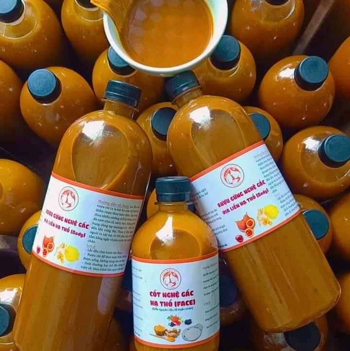  Cốt Nghệ Gấc Và Nghệ Gừng Hạ Thổ  cho mẹ sau sinh 