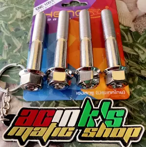 BAUT KNALPOT VARIO 125/150 PCX STAINLESS 2KUNCI (1BAUT)