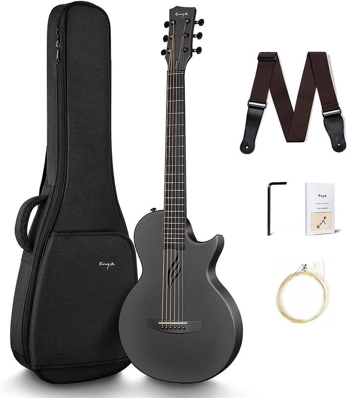Guitar Enya Nova Go - Acoustic - Size Mini 1/2 - Kèm phụ kiện - 5 màu đàn