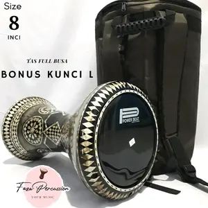 Darbuka Motif Antik fullset 8inch