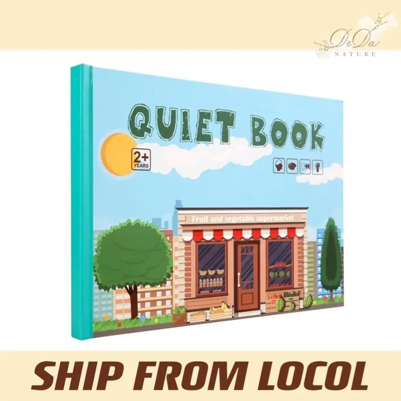 Original Product Quiet Book Montessori Education Toys For Boys Girls Story Book For Children Busy Board For Toddler Gift