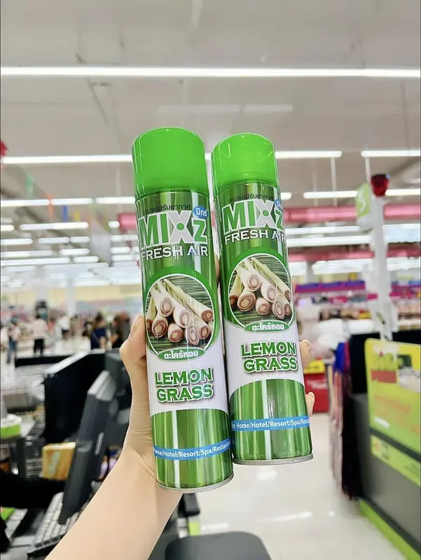 Xịt phòng hương sả chanh Mixz Fresh Air Lemongrass Thái Lan 2