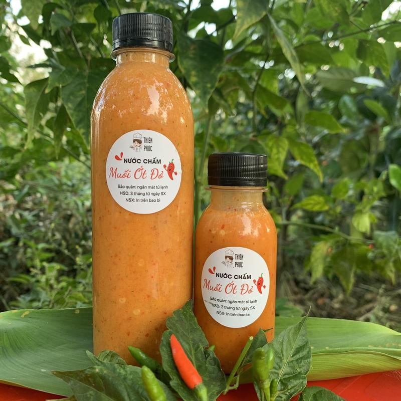 1 chai lớn 450g - tặng 1 chai nhỏ 150g - sốt chấm hải sản, đồ ...  - muối ớt - Nước Sốt Gia Vị Chua - Gia Vị Cay vn hủ xốt nấu ăn sot tron nước chấm