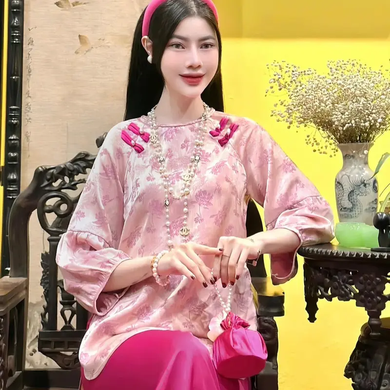 Set pháp phục cách tân cổ tết 1