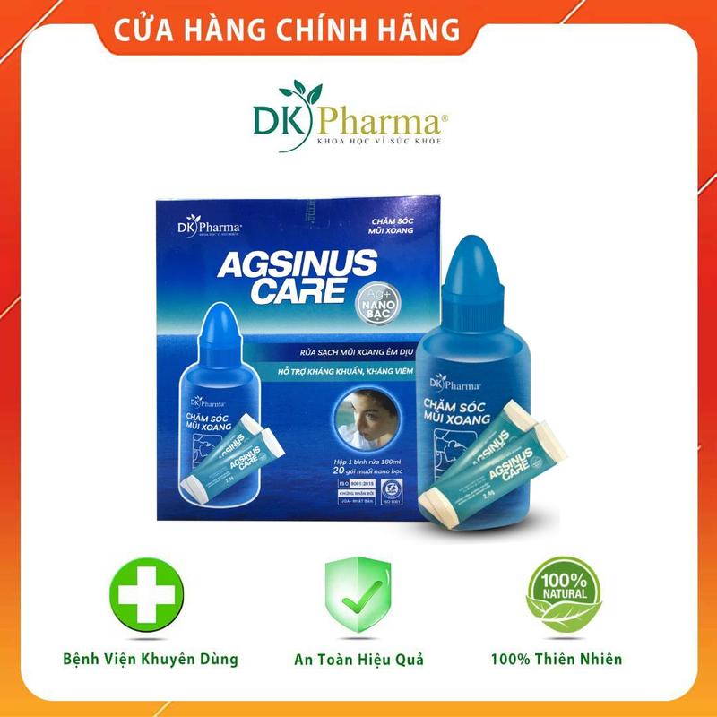 [CẬN DATE]DUNG DỊCH VỆ SINH MŨI AGSINUS - DKpharma 5