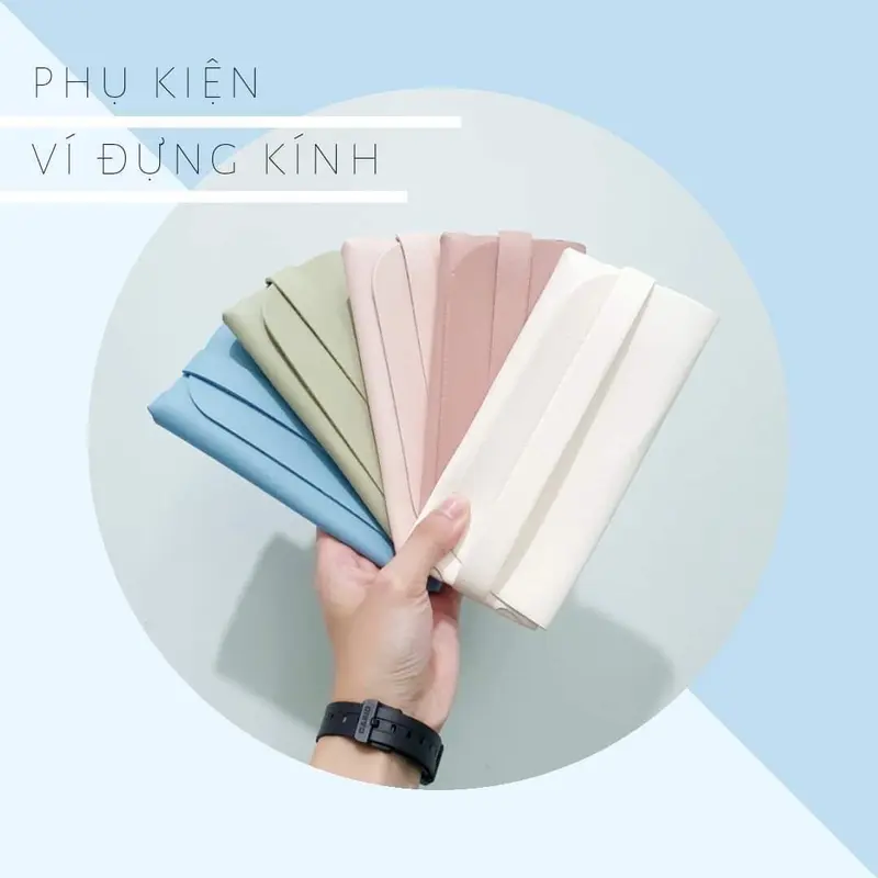 Túi Bao Da Đựng Mắt Kính Điện Thoại Mẫu Xịn Dày Dặn Nhiều Màu-1 Cái Giao Màu Ngẫu Nhiên 0
