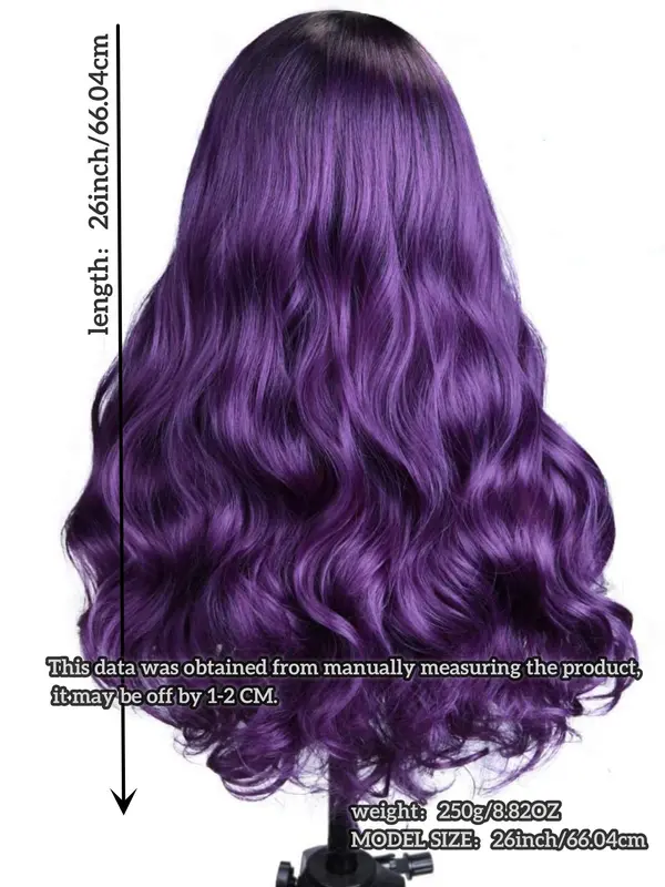 Women's Long Curly Synthetic Wigs, Wigs for Cosplay Party, Anime or Costume Party, Striking Natural Fluffy Hair Wigs without Bangs for Daily or Party, Heat Resistant Fiber Hair Wigs 5