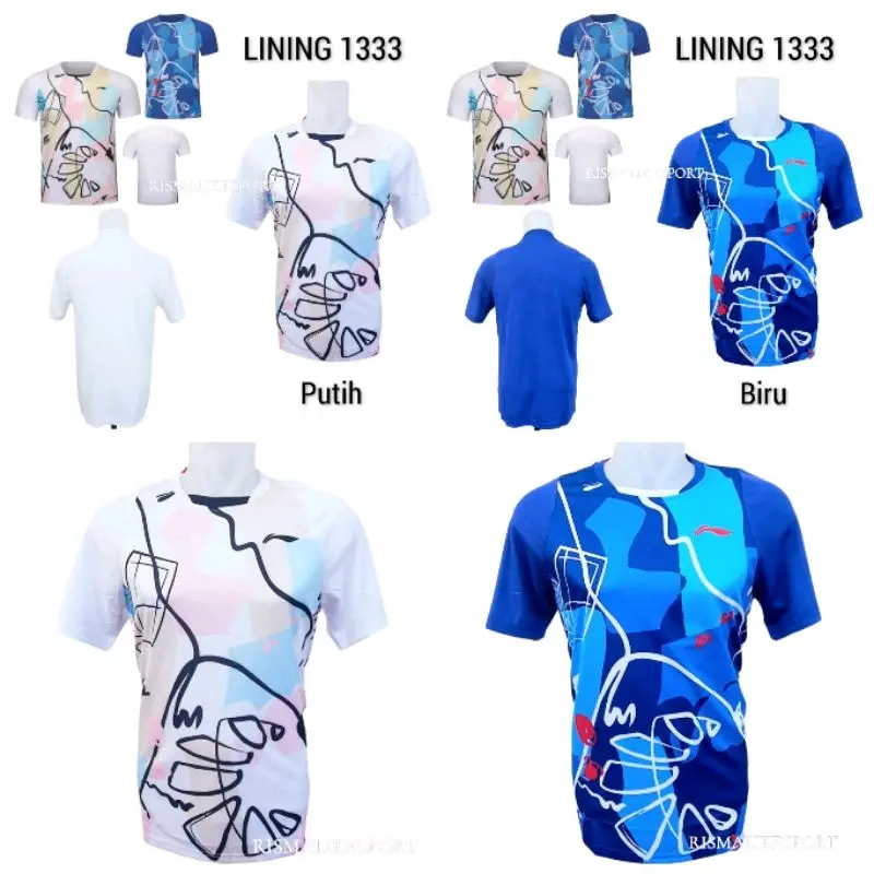 BAJU JERSEY BADMINTON BULUTANGKIS LINING 1333 GRADE ORI GO IMPORT LI-NING 0