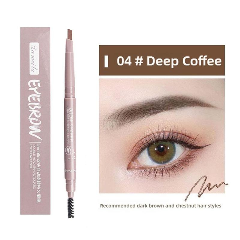 0.3g Double Headed Eyebrow Pencil With A Thin Tip Waterproof And Not Easily Smudged It Automatically Rotates Naturally Without Fading Suitable For Beginners 8