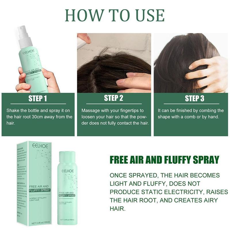 Xịt Dầu Gội Khô, 100ml, Không Rửa, Tóc Nhanh, Mùi Tươi Mới, Lâu Dài, Xịt Chuyên Dụng Cho Tóc, Tạo Kiểu, N0I4 8