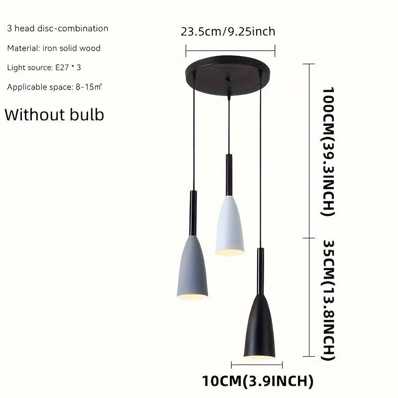 Product Introduction of Nordic Design Chandelier, Modern Hanging Light, Minimalist Ceiling Lamp for Kitchen Restaurant Coffee Bar (Bulb Not Included) 5