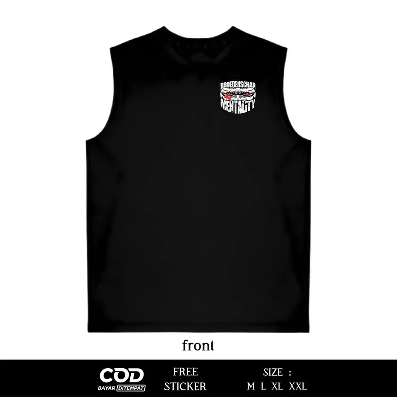 Kaos Singlet Pshw Broederschap Mentality Fight For Pride 2