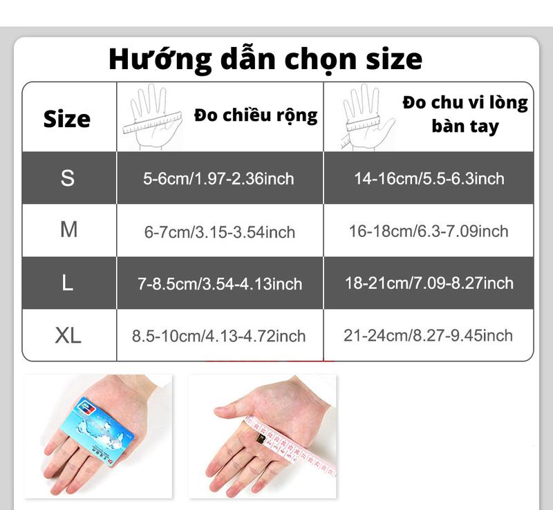 Găng Tay Tập Gym Hở Ngón Cao Cấp Chống Trơn Trượt 2