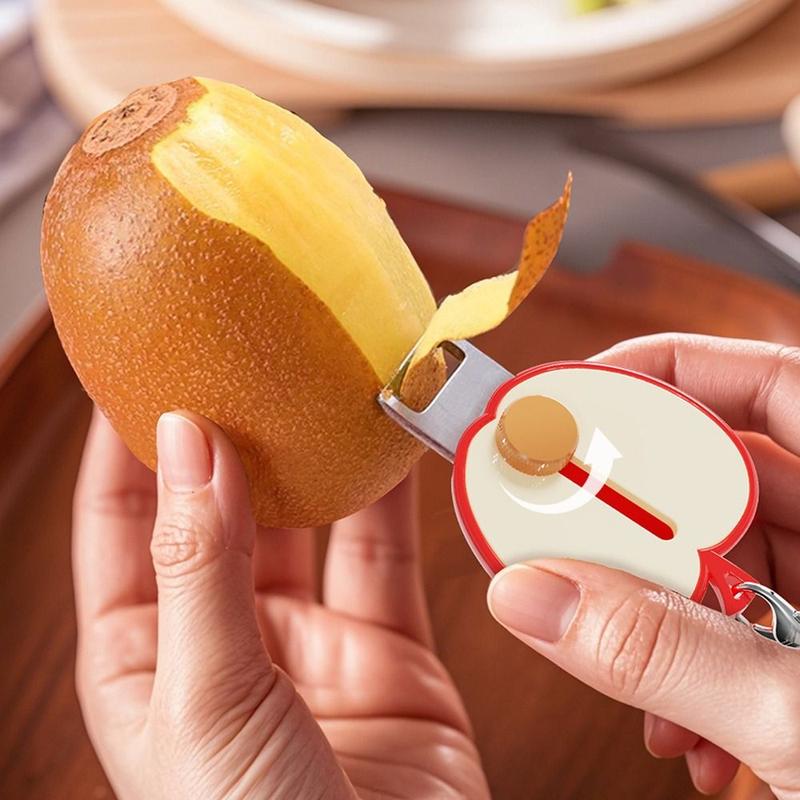 Product Introduction of New Peeling Tool Retractable Mini Peeler Durable Portable Fruit Peeler Multifunctional Extendable Manual Peeler for Camping Picnics Outdoor Activities 16