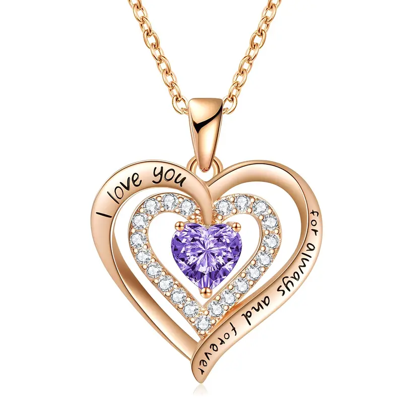 Boyfriend Gifts Artificial Rose Design Necklace with Gift Box & Gift Bag Set, 1 Count Artificial Flower Decor Heart Shaped Necklace Gift Set for Women 6