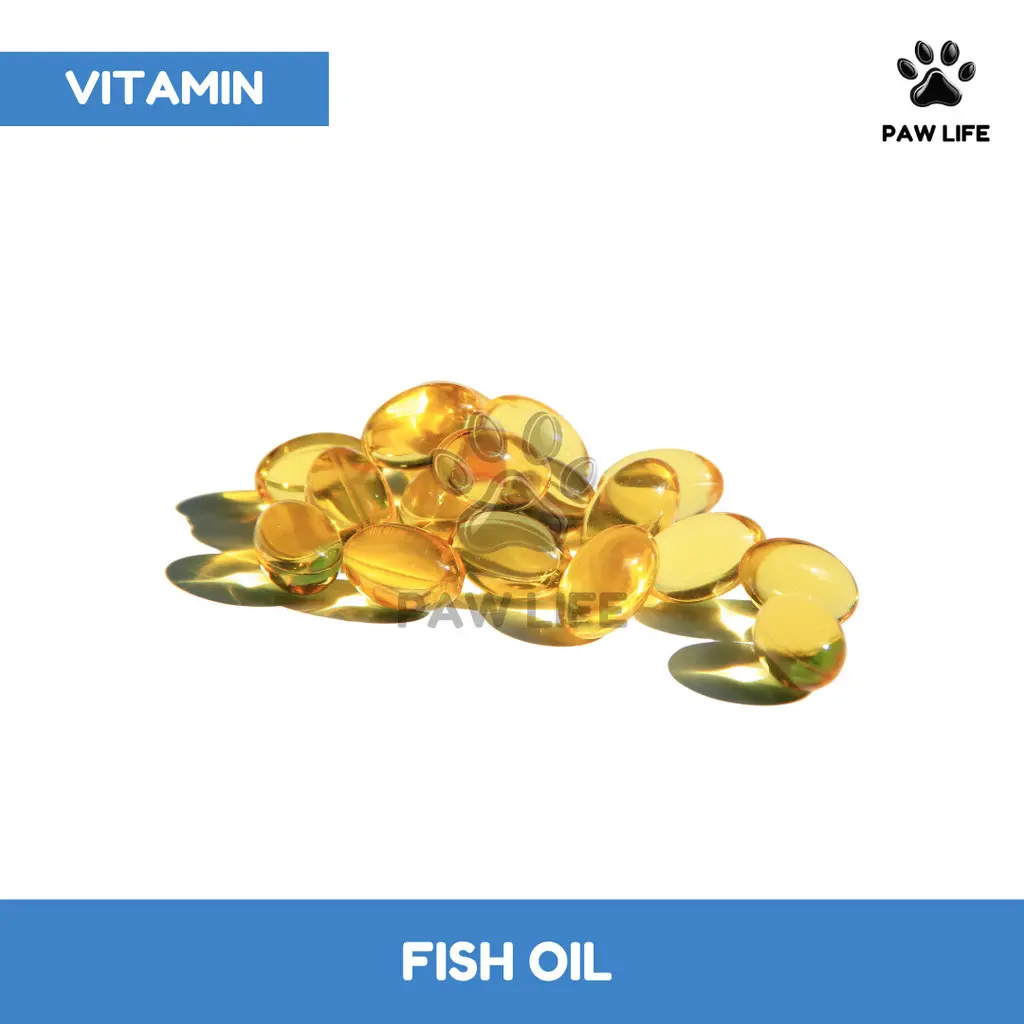 PL Minyak Ikan Fish Oil Kucing Anjing Hamster Bulu Gemuk Nafsu Makan 1 Butir Vitamin Omega 3