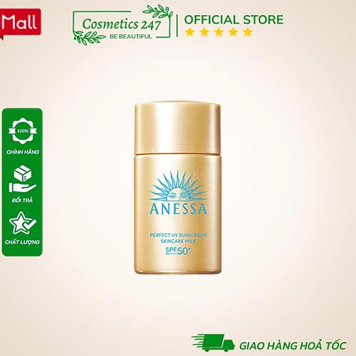Kem chống nắng Anessa Perfect UV Sunscreen Skincare Milk SPF 50+ PA++ 20ML