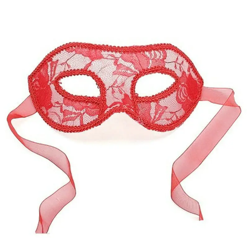 Women Masquerade Mask, Party Prom Ball Lace Mask, Back Straps Tie Half Face Mask for Halloween, Mardi Gras Party