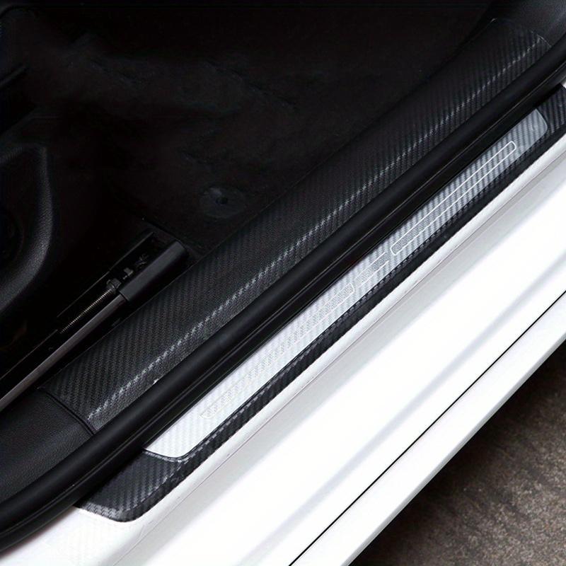 Product Introduction of Carbon Fiber Pattern Clear Car Threshold Strip, 1 Roll Anti-scratch Car Threshold Protector, Universal Car Exterior Decoration Accessories 7