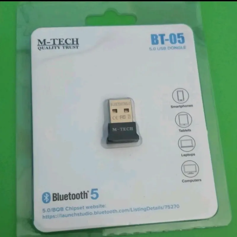 mini bluetooth usb 5.0 receiver dongle transmitter audio laptop pc 3