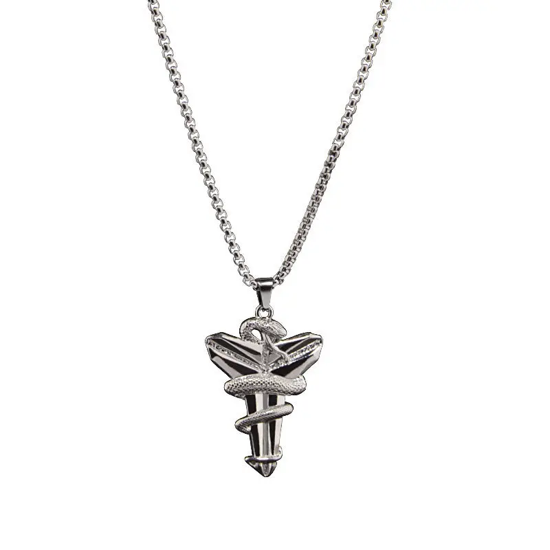 Mặt Dây Chuyền Kobe Mamba Viper, Kỷ Niệm Hip Hop, Làm Bằng Thép Titan, Đồ Trang Trí Người Hâm Mộ Bóng Rổ, Ý Tưởng Quà Tặng Tuyệt Vời Charm Voi 0