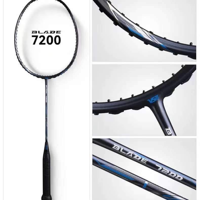 Vợt cầu lông VS BLADE 7200 chính hãng max 13,6kg ( tặng 1 cuốn cán 1 bao vợt căng sẵn 11kg )