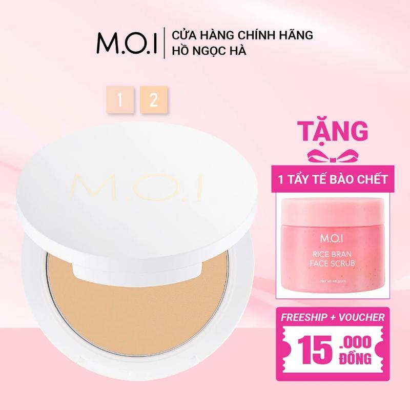 Phấn phủ MOI Hồ Ngọc Hà Baby Skin Powder Nữ Cosmetic Mỹ Phẩm Trang Điểm Women