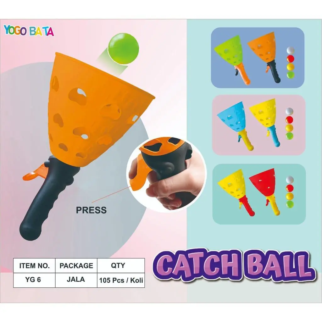 [AnD] Mainan Anak Edukasi Lempar Tangkap Bola Raket Throw & Catch The Ball Fun Game