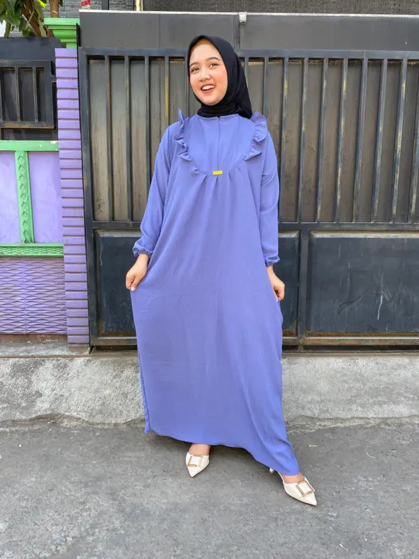 GAMIS SAMIRA TERBARU BAHAN CRINKLE Airflow 2