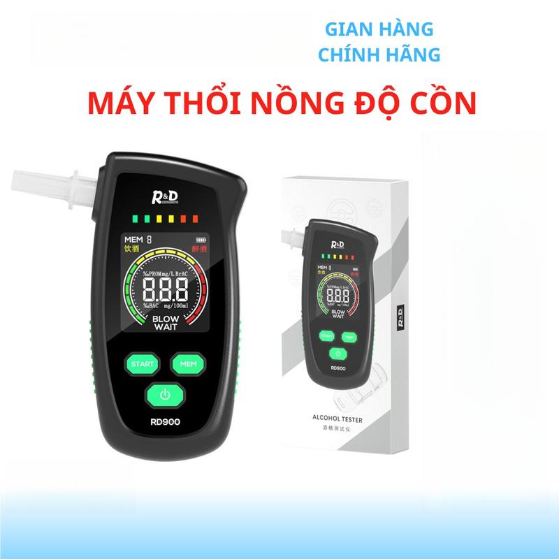 Máy thổi nồng độ cồn,Máy đo nồng độ cồn RD bia rượu trong hơi thở đạt chuẩn 99% ROHS an toàn cho lái xe 0