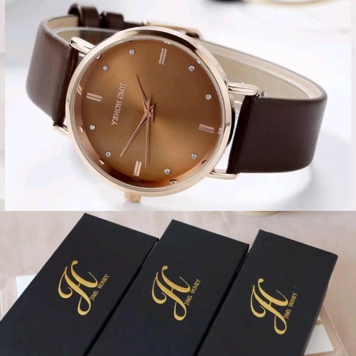JIMS HONEY WATCH 8123 ORI JAM TANGAN WANITA CEWEK ANTI AIR ELEGAN santai strap