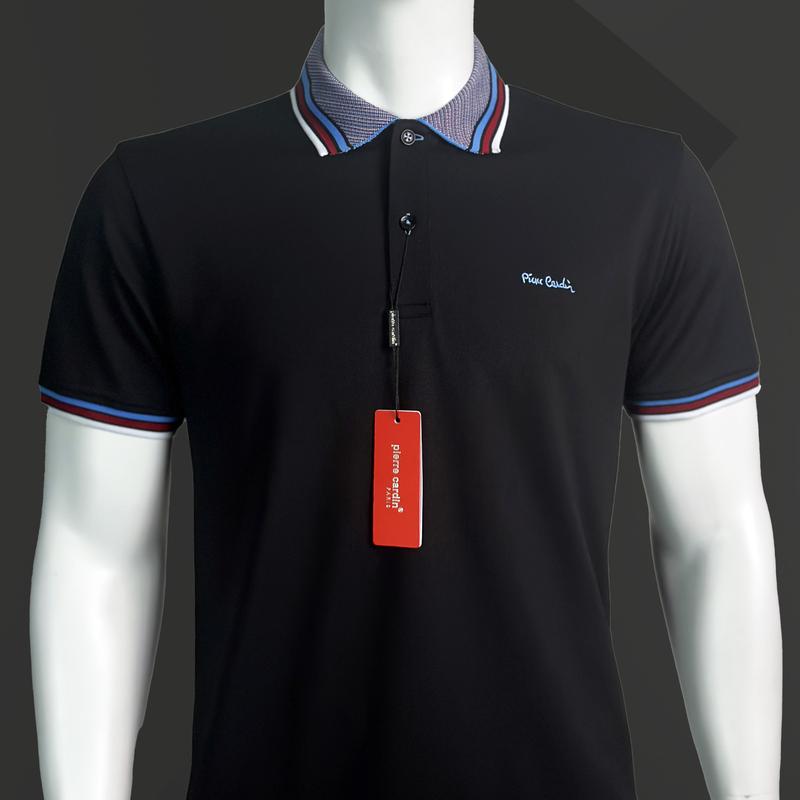 Áo Polo Pierre Cardin Áo Thun Nam Cổ Bẻ Sang Trọng Lịch Sự Vải Cotton Cá Sấu Co Giãn Thảo Mái Vận Động