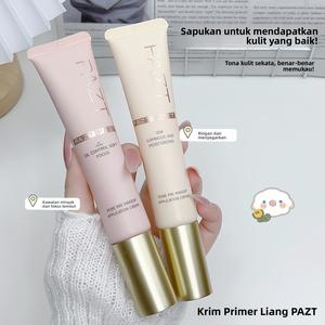Pori Invisible Primer Cream Kawalan Minyak Tahan Lama Fit Concealer Base Mencerahkan Mampu Milik untuk Pelajar Perempuan moisturizer fresca