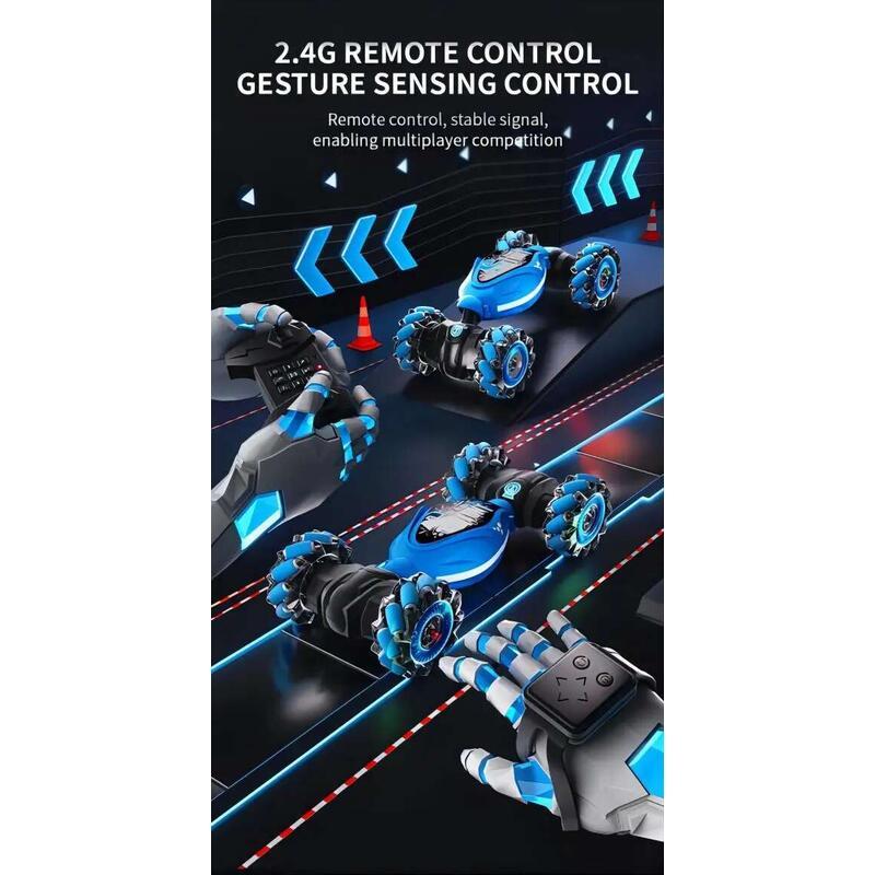 Product Introduction of Gesture sensing Morphing remote control car Children's toys Twist four-wheel drive climbing stunt boy rechargeable off-road vehi 5