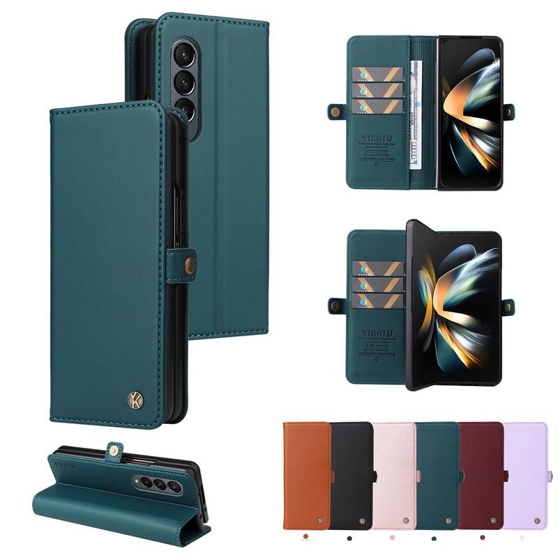 Bao Da Điện Thoại Cho Samsung Galaxy Z Fold 3 4 5 6 7 5G Ốp Dạng Ví Có Khe Cắm Thẻ Ốp Túi Điện Thoại