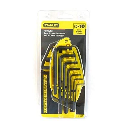 Stanley 69-254 Kunci L Set 10 Pcs Fastening Tools Set 69-254-22 0