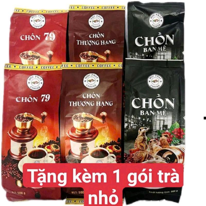 Combo 3kg cà phê hương chồn MỘC PHÁT 1kg chồn thượng hạng,1kg chồn ban mê 1kg chồn 79 . Coffee.cafe.Socola. Tặng kèm 1 gói trà nhỏ.