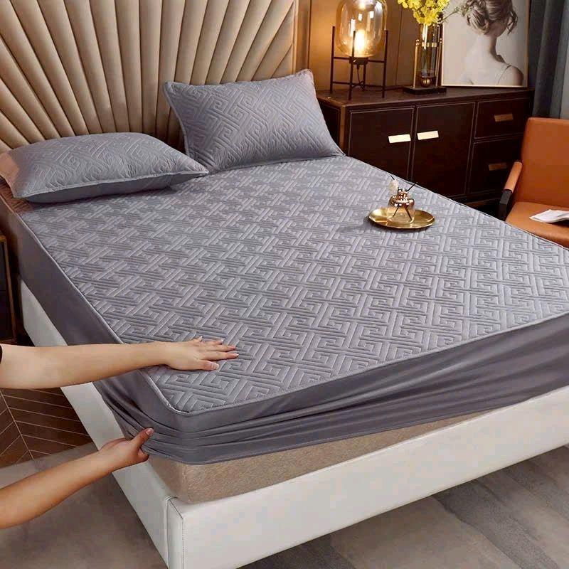 Bộ ga gối lụa trần bông cao cấp êm ái thoáng mát hàng cao cấp l1 gồm 1 ga và 2 vỏ gối nằm ga  nem cao 15cm trở lại đa dạng bền dệt phẳng ếch xanh dệt phẳng giặt máy giường gra nệm