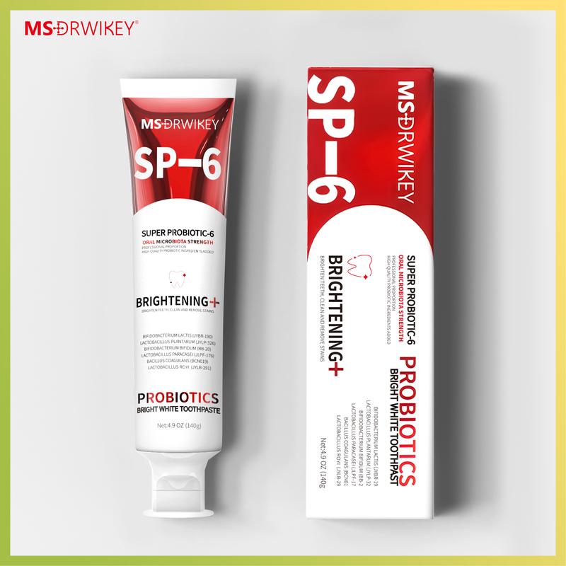 MS-DRWIKEY Super Probiotic Toothpaste Spring Mint Burst – Strengthens ...