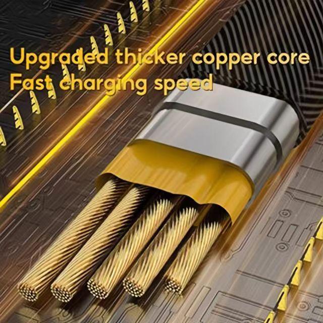 Product Introduction of Type C 65W Super Fast Charging Cable for  Android 4 IN 1 Type C Quick Charging Cable Alloy Computer Usb 25