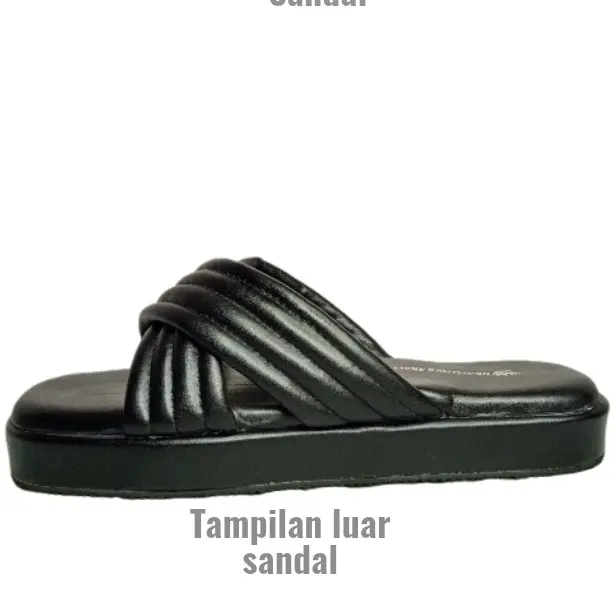 Sandal Korea Tali Silang | Sendal Slip-on | Sandal Wanita Inport Kekinian_Khariisma 2