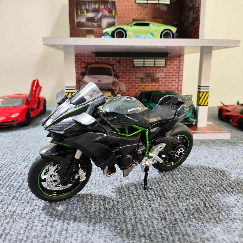 Mô hình xe kim loại Kawasaki Ninja H2R tỉ lệ 1:12 4