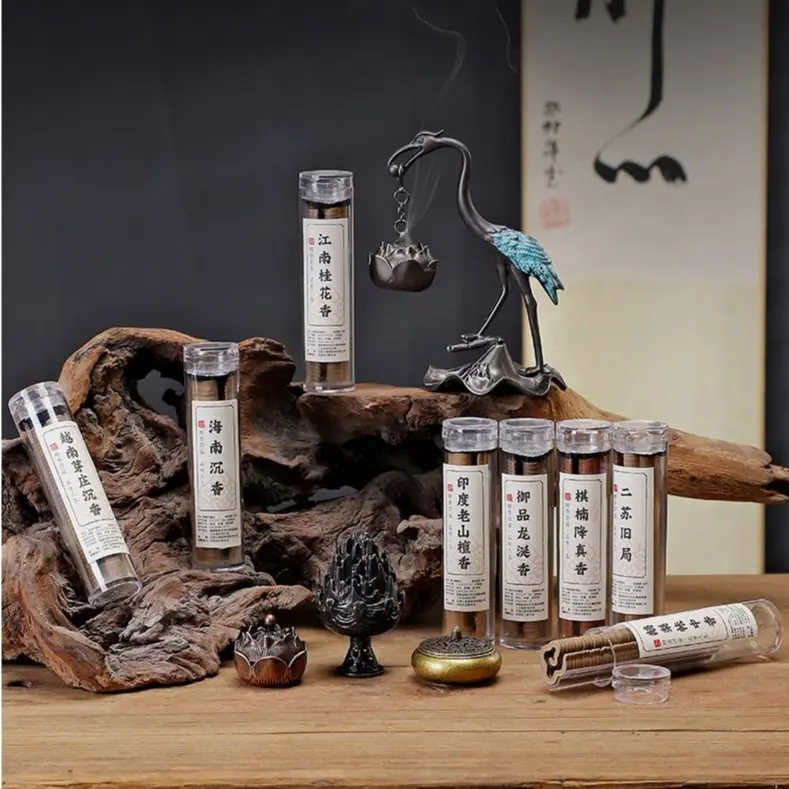Hộp Trầm Hương Vân Mây, Khoanh Trầm Hương Nhỏ Dùng Xông Lư Trầm Mini 7
