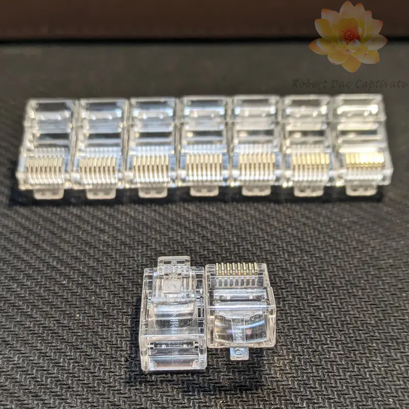 Đầu bấm mạng Lan RJ45, đầu cáp mạng Lan 5
