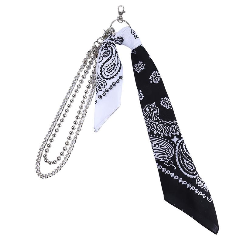 Dây Chuyền Quần Khăn Tay Khăn Bandana, Dành Cho Phụ Nữ Và Nam Giới, Quần Dài Đường Phố, Dây Chuyền Thắt Lưng Dây Chuyền Thắt Lưng Hiphop, Thích Hợp Cho Quần Jean, Quà Tặng Trang Sức Gothic