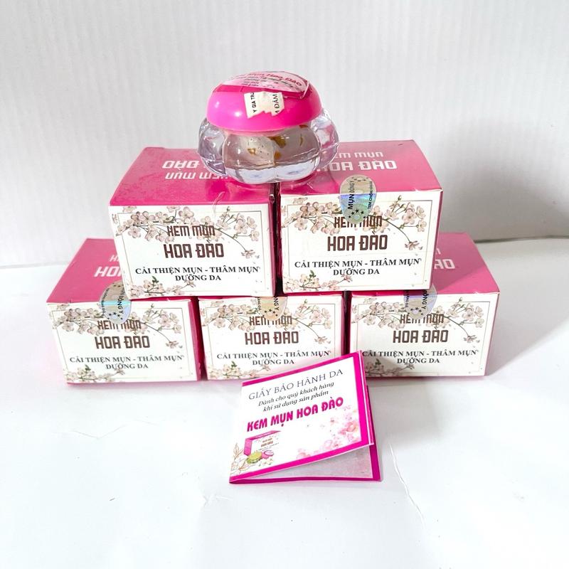 Combo 5 Kem Mụn Hoa Đào Cải Tiến Hỗ Trợ Cải Thiện Mụn - Thâm Skincare Chăm Sóc Da Women 6