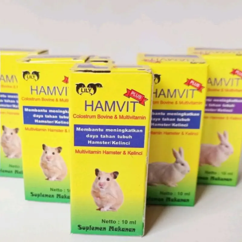 Yu Milk Susu Hamster dan Vitamin Hamvit Suplemen Nutrisi Hewan Hamster Kelinci Yumilk 2