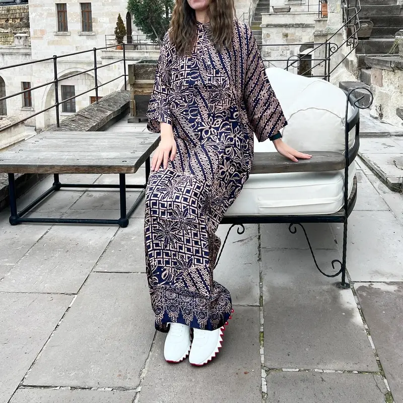 Lausboutique-Abaya Ratiba-Seri Goreme-Kaftan Batik Wanita Ramadhan Fit Muslim 2