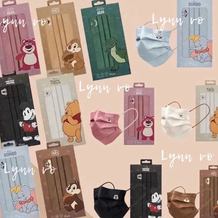 [SET 10 cái][KHÔNG HỘP] Nhân vật hoạt hình Khẩu trang Hoạt Hình[NGƯỜI LỚN] CHẤT LỤA-MỊN Phụ Kiện